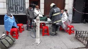 Escape de gas en Once: hay una mujer muerta y 14 personas intoxicadas por monóxido de carbono