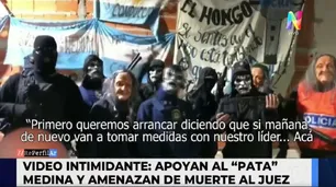 Caso "Pata" Medina: una patota armada amenazó de muerte a jueces y fiscales