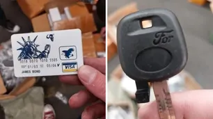 Tarjetas a nombre de James Bond y llaves falsas de autos: el insólito cargamento que retuvo la Aduana