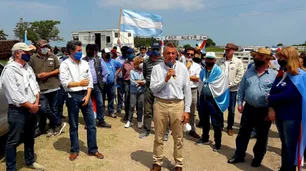 Etchevehere denunció que llegaron "más ocupantes ilegales" vinculados a Grabois