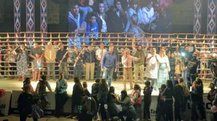 Tandil fue una fiesta y presentó su "salame más largo del mundo": 99,5 metros