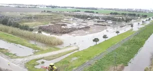 El sur cordobés se recupera tras el diluvio de la tormenta de Santa Rosa