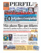 La tapa del Diario Perfil de este sábado 27 de julio