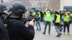 Noveno sábado de protesta de los chalecos amarillos en Francia