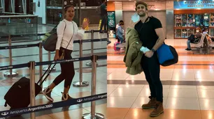 Jorge Yoma despidió a sus hijos en Ezeiza: "A ver si arreglamos este bendito país"
