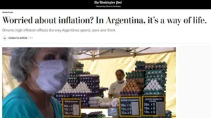 Para el "Washington Post", la inflación ya es "un estilo de vida" en Argentina