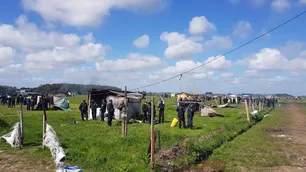 Guernica: la causa por la toma sigue con marchas, indagatorias y restitución de tierras