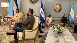 Patricia Bullrich se reunió con Nayib Bukele en El Salvador y reiteró que busca replicar el modelo en Argentina
