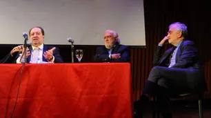 Moreno Ocampo, Gil Lavedra y Arslanian en la presentación de "Cuando el poder perdió el Juicio": "El miedo era el fracaso"