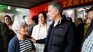 Mauricio Macri volvió a la calle después de un mes sin participar en timbreos