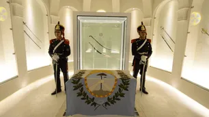 El Gobierno confirmó por decreto el traslado del sable corvo de San Martín al Regimiento de Granaderos