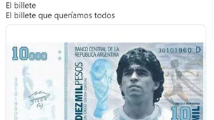 Los mejores memes de los nuevos billetes: el ascenso de San Martín, Maradona y Los Pimpinela