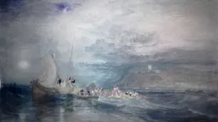 Inaugura la muestra de acuarelas de J.M.W. Turner en el Museo Nacional de Bellas Artes