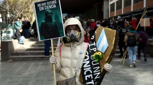 Multitudinaria marcha de “Eternautas” en defensa de la investigación y la ciencia