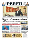 La tapa de Diario PERFIL de este sábado 15 de agosto de 2020