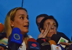 Alivio: Lilian Tintori pudo ver a Leopoldo López