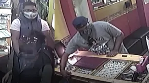 Un millón de pesos en tres minutos: el video completo del audaz robo a una joyería