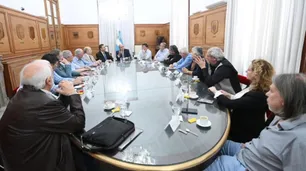 Reunión entre la CGT y el Gobierno