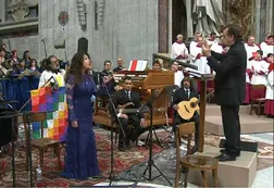El Papa tuvo su ‘Misa criolla’ y Patricia Sosa le puso voz y emoción