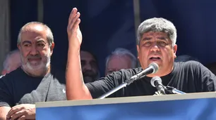 Pablo Moyano, lapidario con la interna del PJ: "El enemigo no es Cristina, ni Quintela, ni Axel Kicillof, el enemigo es Milei"
