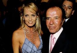 El ex de Karina Jelinek puso en apuros a Menem y Bolocco