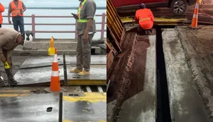 Avanzan las obras en el puente General Belgrano: Vialidad Nacional completó el 50% del recambio de juntas