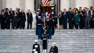 Estados Unidos despidió los restos de George H. W. Bush en el Capitolio