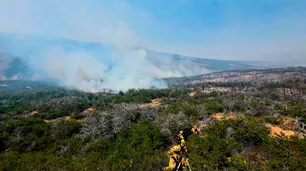 Las lluvias en la cordillera trajeron un breve alivio, pero no lograron frenar el avance del fuego en la Patagonia