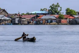 Fotos: grupos indígenas se despiden de su isla en el Caribe antes de que la trague el mar