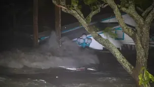 Fotos y videos del huracán 'Helene' golpeando a Florida con vientos de hasta 175 km/h