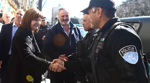 Patricia Bullrich recorrió San Miguel junto a Joaquín de la Torre
