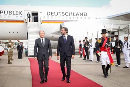 Todos los detalles de la visita del canciller alemán Olaf Scholz