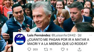 Alberto F repudió las amenazas contra Macri
