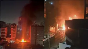 Un camión se prendió fuego en el centro de Lanús y la explosión provocó pánico entre los vecinos