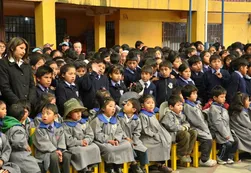 Bolivia: homenajean a Evita con la cara de Nacha Guevara