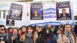 Ni una menos: organizaciones feministas marcharon con fuertes críticas al Gobierno de Milei