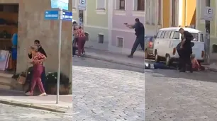 Video: Bolsonaro felicitó a un policía que abatió a un delincuente