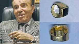 Apareció el anillo histórico de Menem: acusaciones, temores y recompensa