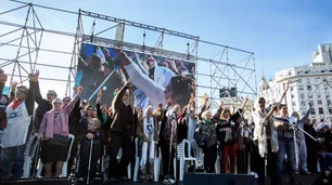 Este lunes, nueva marcha opositora en el Obelisco: "La Patria no se rinde"