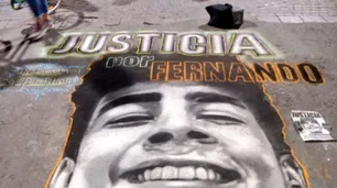 Vecinos y turistas realizaron actos por el aniversario de la muerte de Fernando Báez Sosa