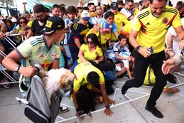 Caos antes de la final de la Copa América en Miami: las fotos y videos de los incidentes a la entrada del estadio