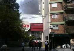 FOTOS | Incendio en un depósito del supermercado Disco