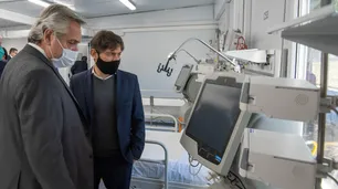 Alberto Fernández inaugura un hospital especializado en Coronavirus en Ituzaingó