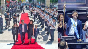Axel Kicillof busca que su nuevo rol no altere la cotidianidad de sus hijos León y Andrés