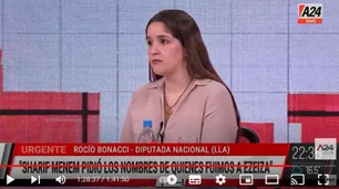 Rocío Bonacci dijo durante la visita a los represores que los diputados de LLA "se sacaron fotos" y hablaron de las prisiones domiciliarias