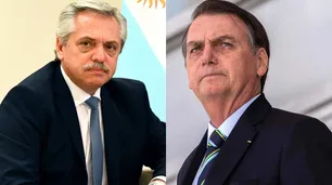 Mientras Jair Bolsonaro es presionado con un impeachment, Alberto Fernández se esconde en un acto