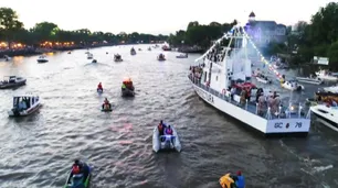Tigre: Se celebraron los 70 años de la Procesión Náutica del día de la virgen