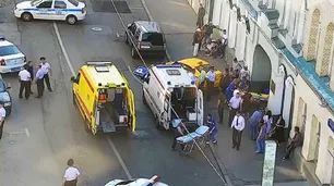 Un taxi atropelló a varias personas en el centro de Moscú tras el partido de Argentina