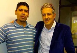 El motochorro debatió con Ivo Cutzarida