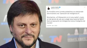 Leandro Santoro cruzó a Horacio Rodríguez Larreta tras las acusaciones contra el oficialismo: "Subestima a su electorado"